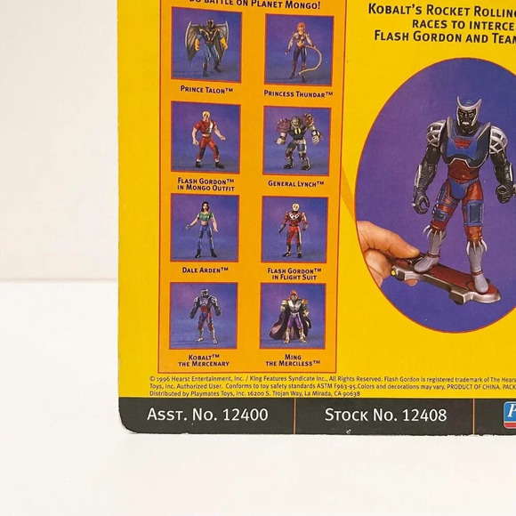 Vintage 1996 Playmates Flash Gordon Action Figures Kobalt the Mercenary Flaws - Picture 8 of 16